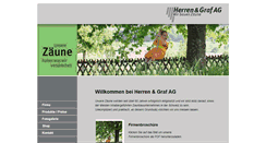 Desktop Screenshot of herren-graf.ch